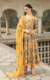 3PC Unstitched Embroidered Lawn Suit With Embroidered chiffon dupatta ZT-013
