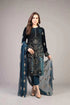3PC Unstitched Lawn Embroidered Suit With Embroidered Chiffon Dupatta ZT-024