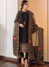 3PC Unstitched Embroidered Lawn Suit With Embroidered Organza Dupatta ZT-021